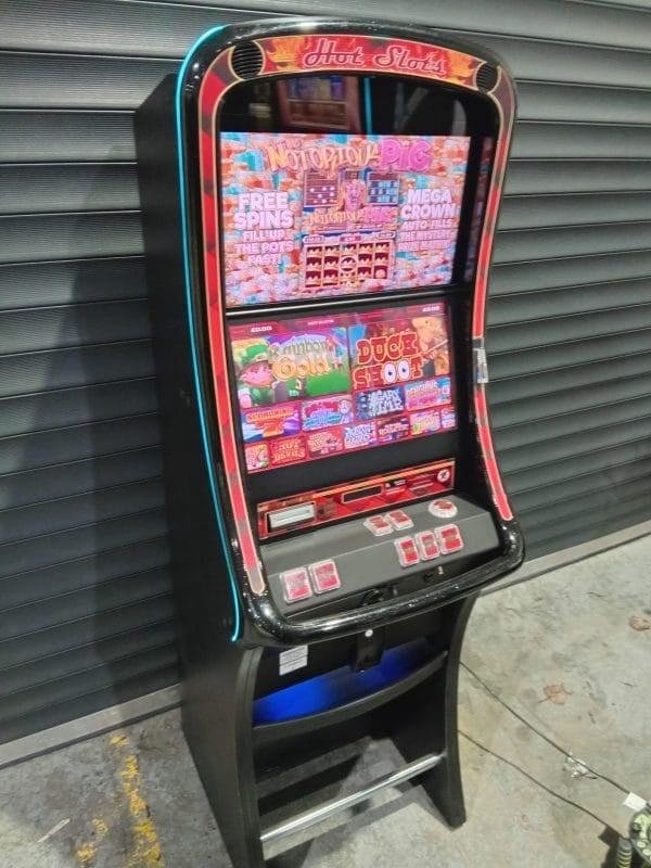 Hot Slots dual-screen fruit machine supplied by C.D. Leisure